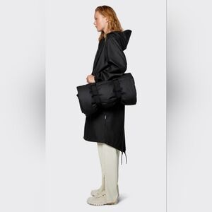 NWT Rains Blanket Waterproof Black Monogram -Rare